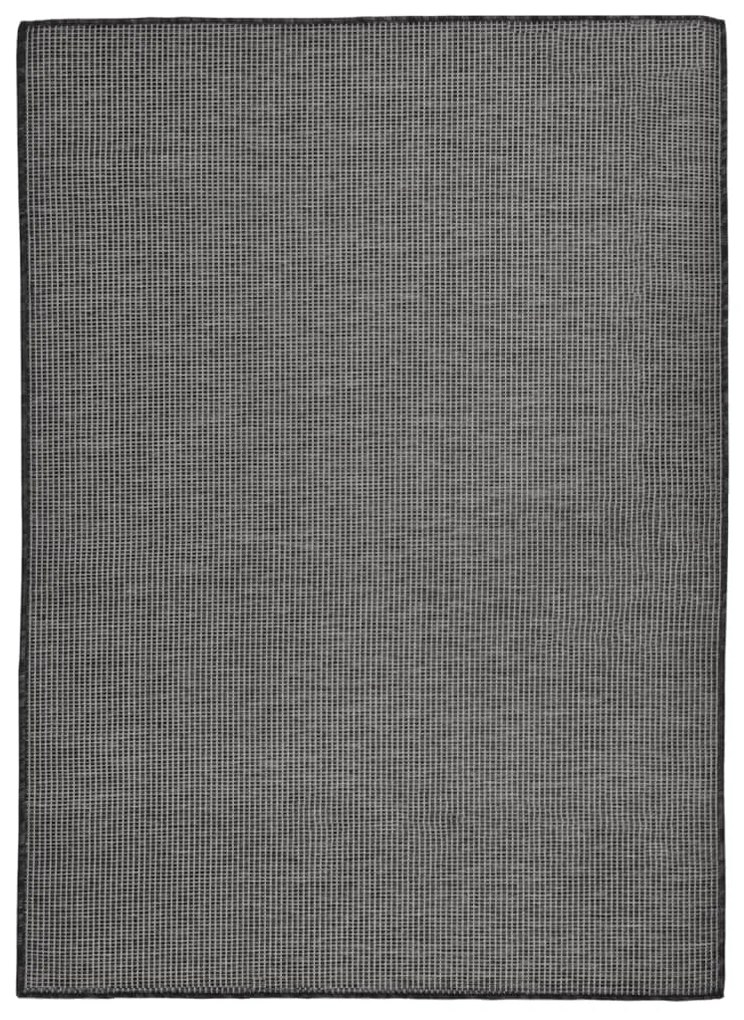 Tappeto Da Esterni A Tessitura Piatta 200x280 Cm Grigio /