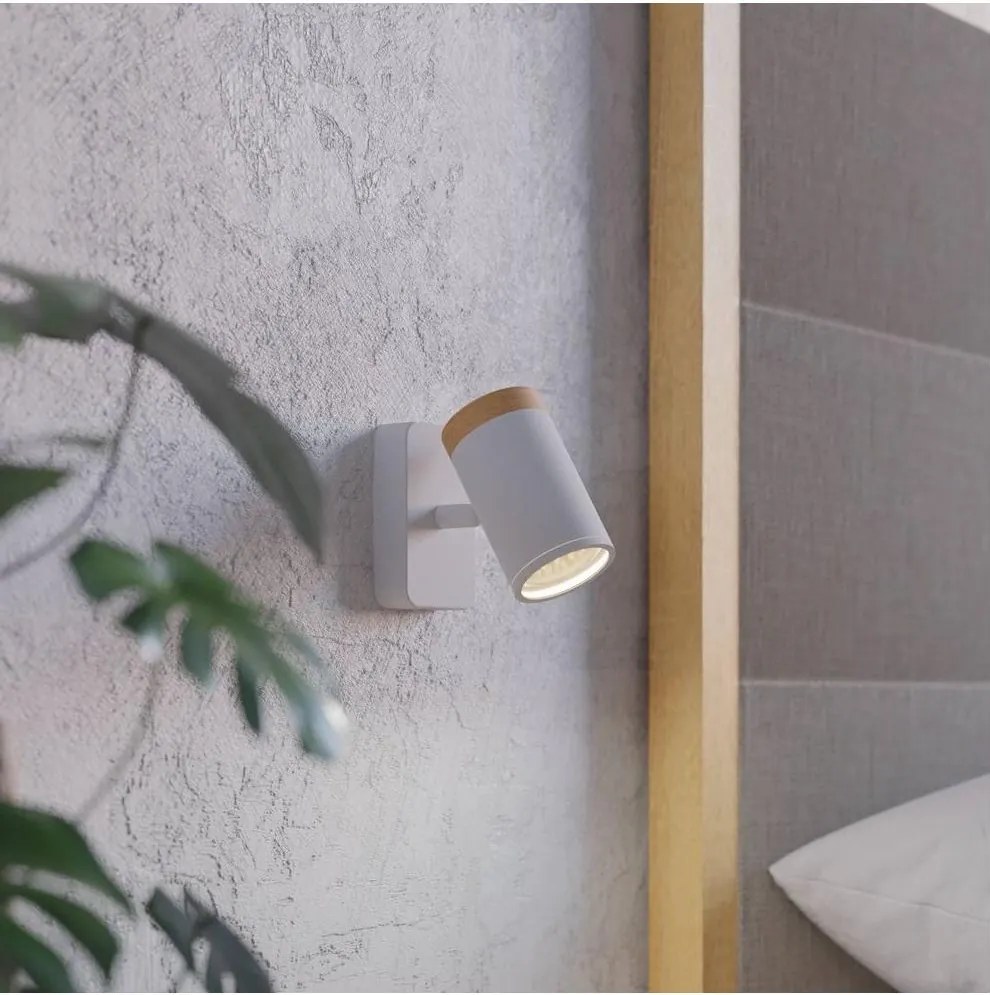 Eglo 300003 - Applique da parete orientabile per bagno CONSUMA 1xGU10/3W/230V IP44 bianco/beige