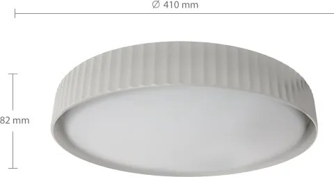 Brilagi - Plafoniera LUCIA LED/24W/230V Ø 31 cm bianca