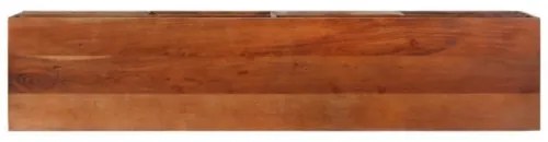 Mobile Porta TV 140x30x35 cm in Legno Massello di Acacia