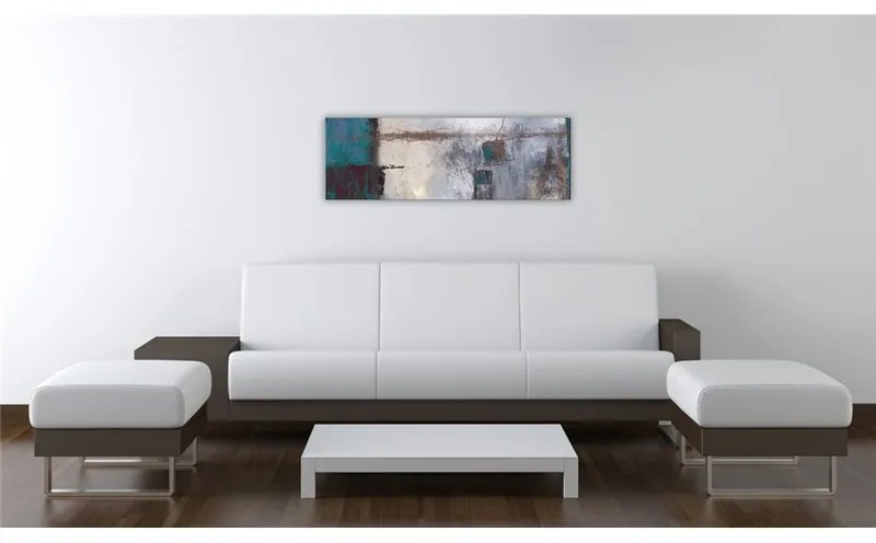 Quadro Note color turchese  Colore Turchese, Dimensioni e Misure 120x40