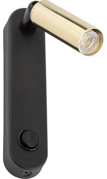 Faretto da parete ENZO 1xG9/8W/230V nero/oro