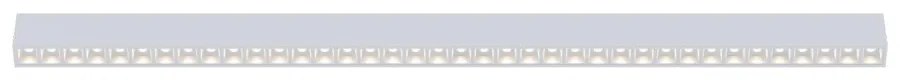 Plafoniera Lineare LED 40W 120cm,DALI2 - driver Philips Bianca o nera Colore Bianco Variabile CCT, Colore del corpo Bianco