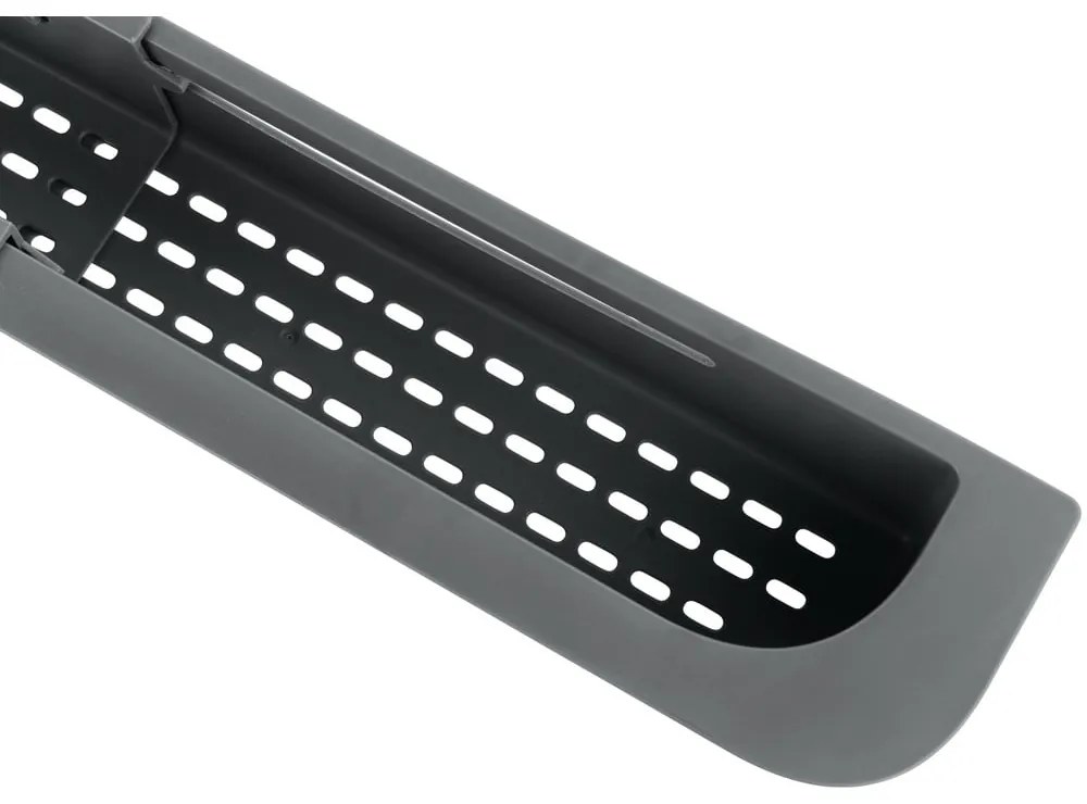 Scolapiatti allungabile per lavello grigio in plastica 49,5x8,5 cm Fino – Wenko