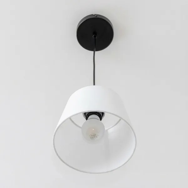 Brilagi - Lampada a sospensione LED a cavo CERIA 1xE27/40W/230V Ø 20,5 cm bianco