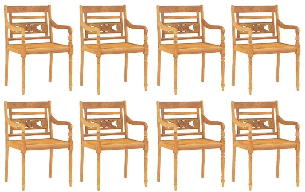 Set da pranzo per giardino 9 pz in legno massello di teak