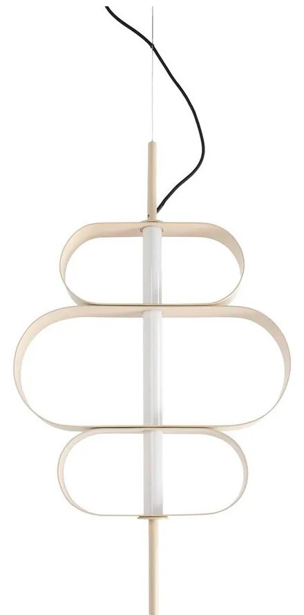 Lucande - Audrina LED Lampada a Sospensione Beige Lucande