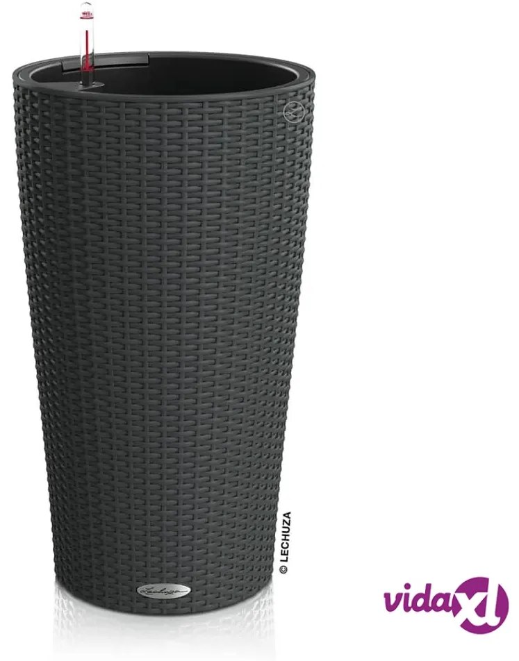 LECHUZA Fioriera CILINDRO Cottage 23 ALL-IN-ONE Diametro 23 cm Granito
