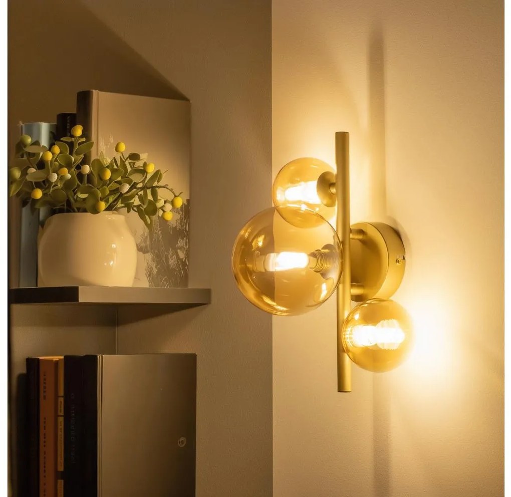 Brilagi - Applique a LED MILLA 3xG9/3W/230V oro