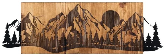 Decorazione da muro 75,5x24,5 cm montagne