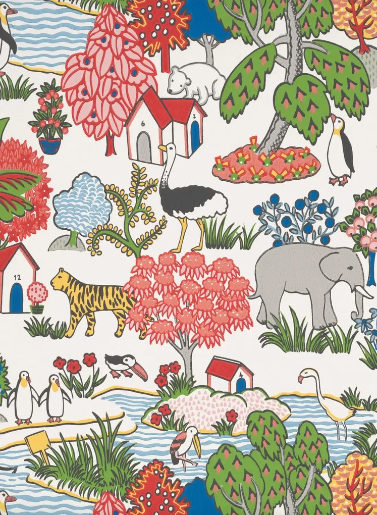 Little Greene Tapete Animal Kingdom - Atomic