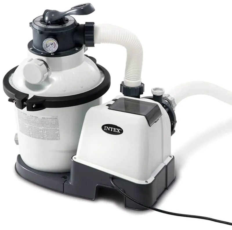 Intex - Pompa con Filtro a Sabbia Krystal Clear 26644GS 4,5 m³/h