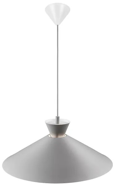 Nordlux - Lampadario a sospensione con filo DIAL 1xE27/40W/230V diametro 45 cm grigio