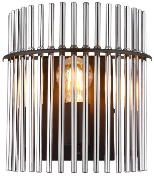 Globo 15698W - Applique GORLEY 1xE27/60W/230V nero