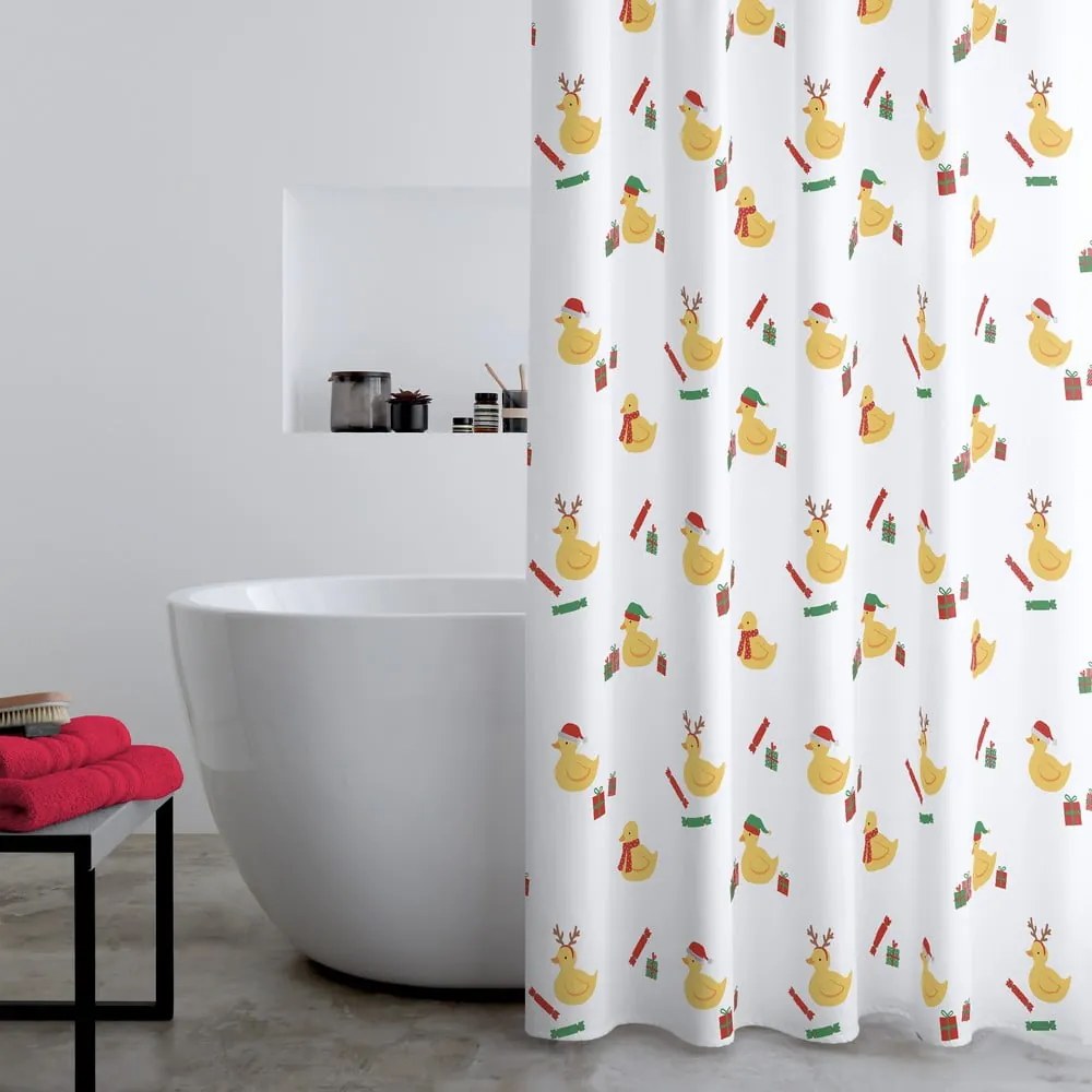 Tenda per doccia 180x180 cm Christmas Quacker – Catherine Lansfield
