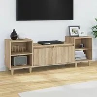 Mobile Porta TV Rovere Sonoma 160x35x55 cm Legno Multistrato 821191