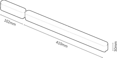 Rabalux 70205 - Alimentazione per le luci del sistema ferroviario LiTrack 180W/24V 10,2+41 cm