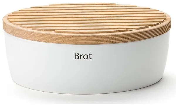 Continente C3930 - Portapane 13,5x30 cm bianco/beige