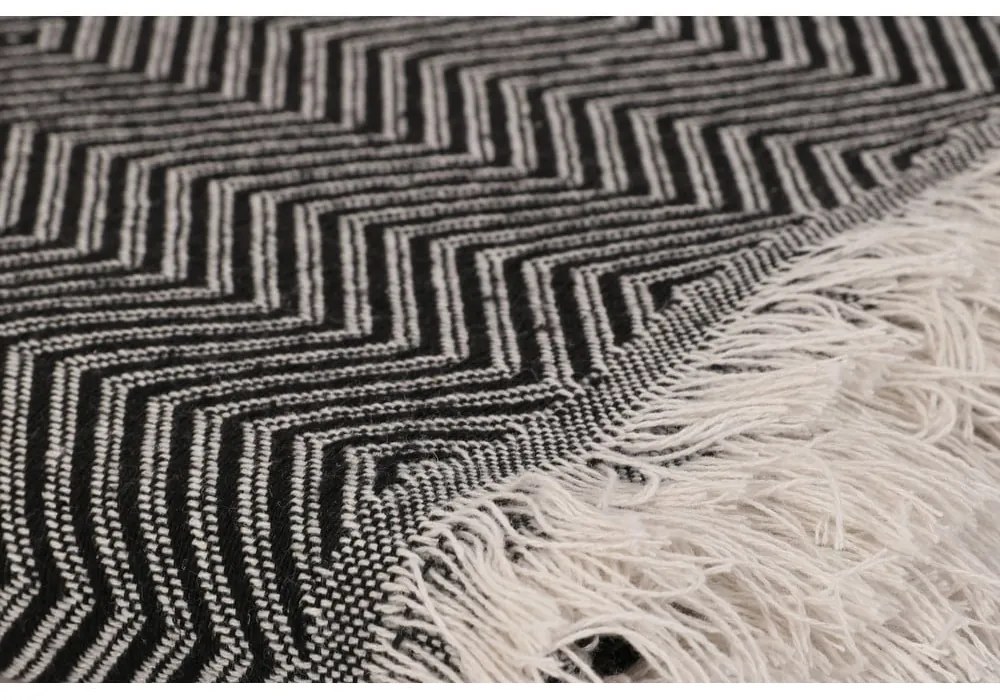 Copriletto nero/beige 170x210 cm Etnik – Mijolnir