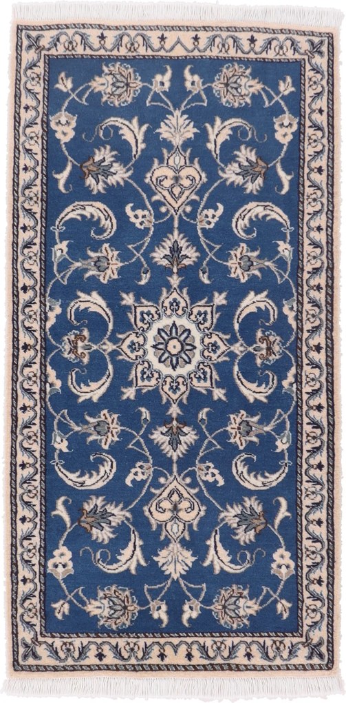 Nain Tappeto 70 x 140 (Iran) Annodato A Mano
