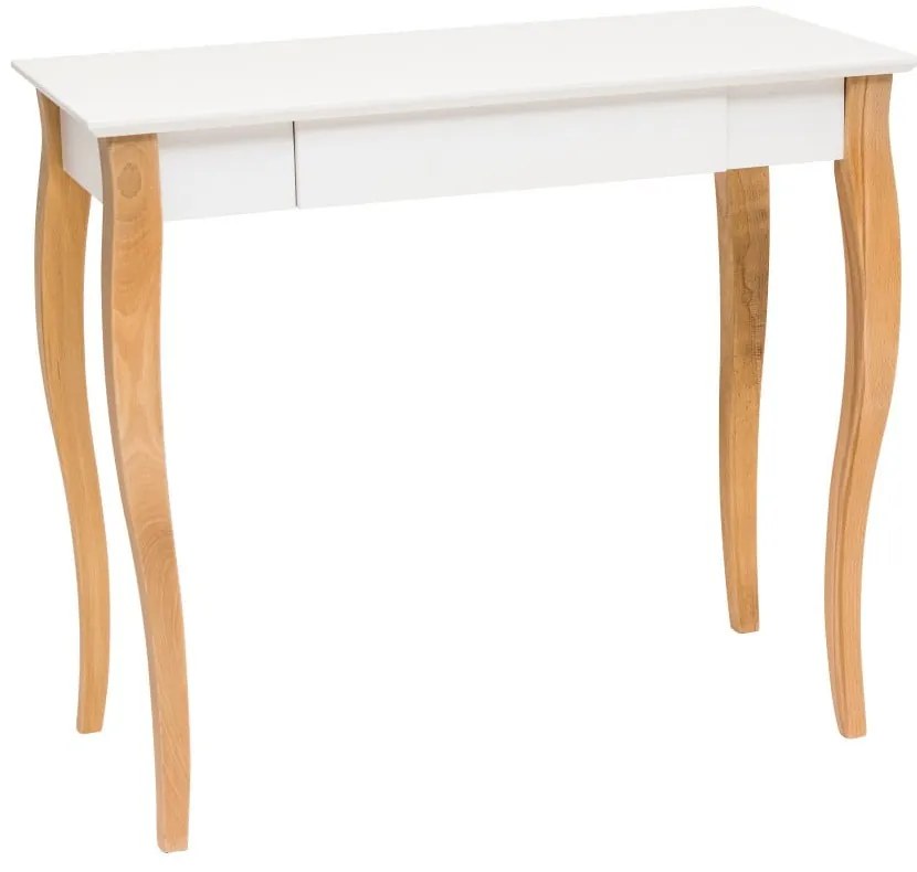 Scrivania bianca, lunghezza 85 cm Lillo - Ragaba