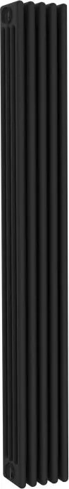 Termosifone in acciaio tubolare 4 colonne 5 elementi interasse 1935 mm ERCOS Comby nero