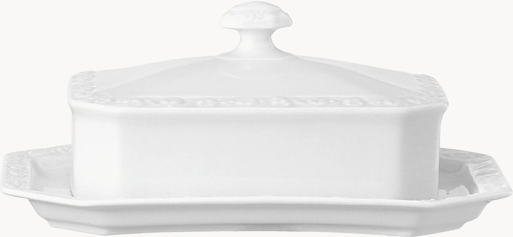 Burriera in porcellana Maria White