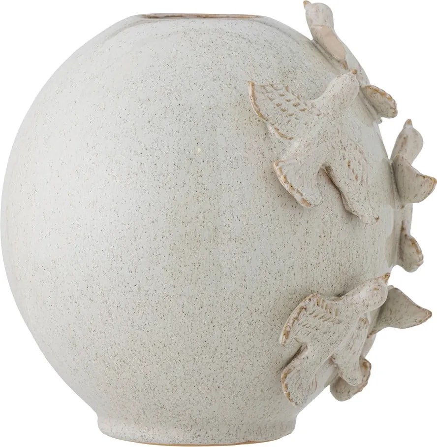 Vaso in gres crema (altezza 25 cm) Abira - Bloomingville