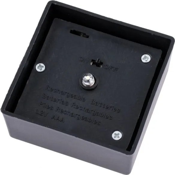 Lampada solare a LED MARTIN LED/1,2V 150 mAh IP44 nera