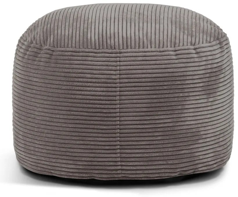 Poggiapiedi verde con rivestimento in velluto a coste Om 60 – SLOWDOWN