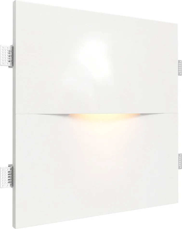Applique da Incasso G9 POCKET Monodirezionale in Gesso Pitturabile