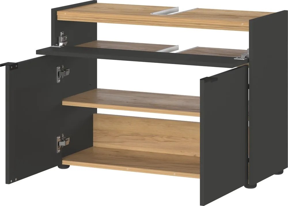 Mobile sotto lavabo antracite 80x60 cm Forano - Germania