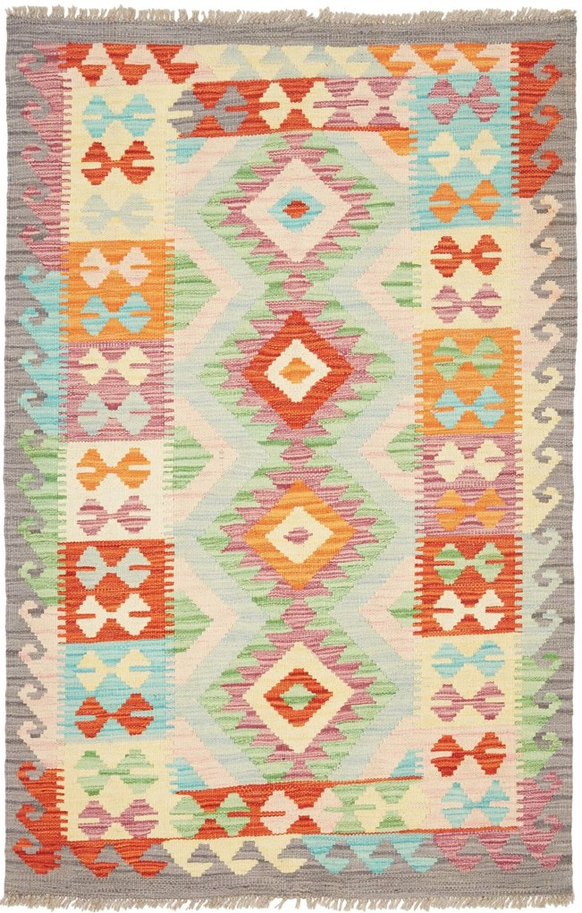 Kilim Tappeto 150x100 (Pakistan) Tessuto A Mano