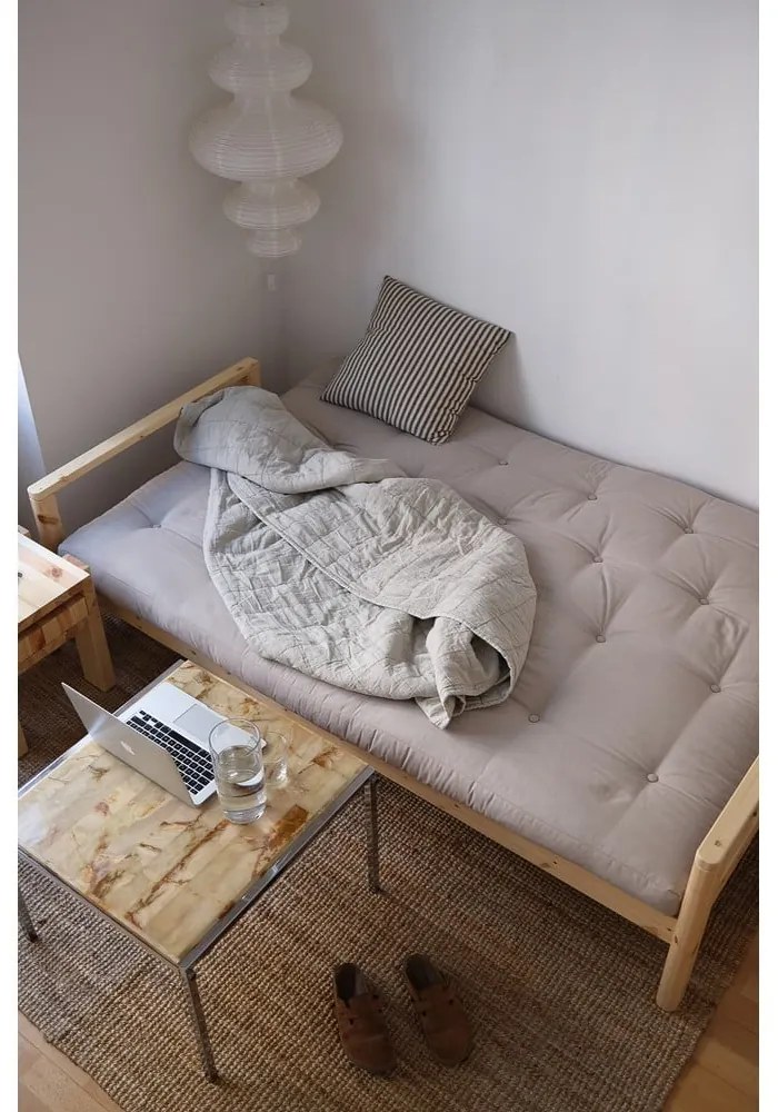 Divano letto verde scuro 205 cm Knob - Karup Design