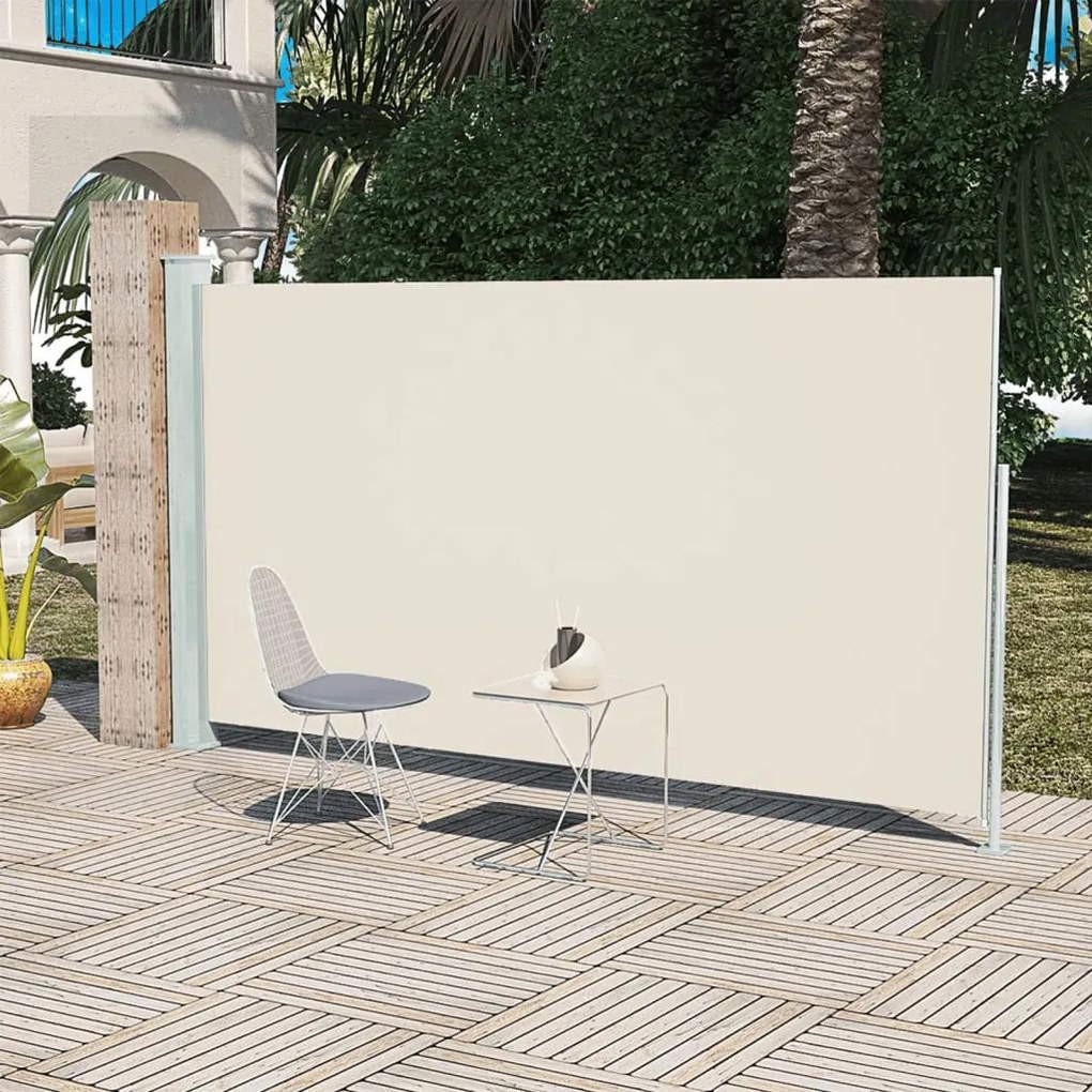 Tendalino Laterale Per Patio Terrazzo 160 X 300 Cm Crema /
