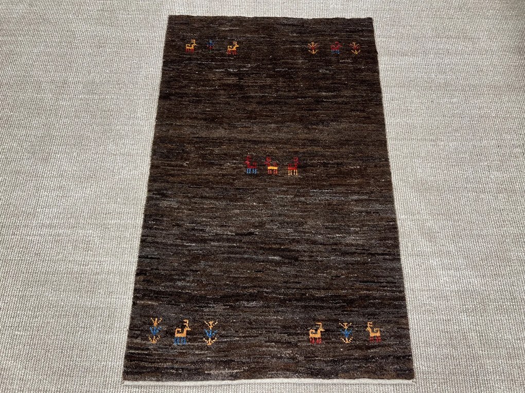 Gabbeh Tappeto 80 x 130 Marrone (Iran) Annodato A Mano