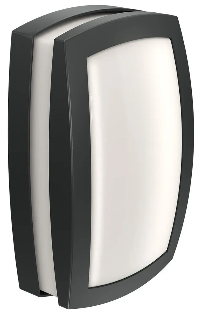 Applique Rettangolare Nera E27 da Parete e Soffitto IP54