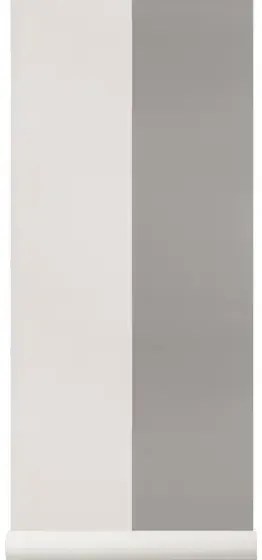 Streifentapete Thick Lines von Ferm Living - Grey/ Offwhite