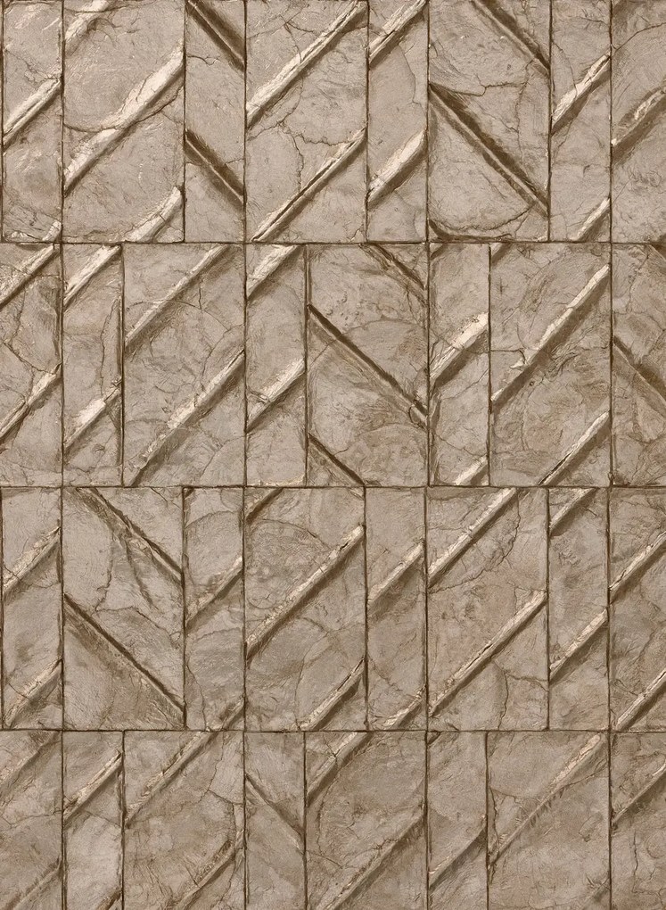 Arte Carta da parati Perula - Sepia