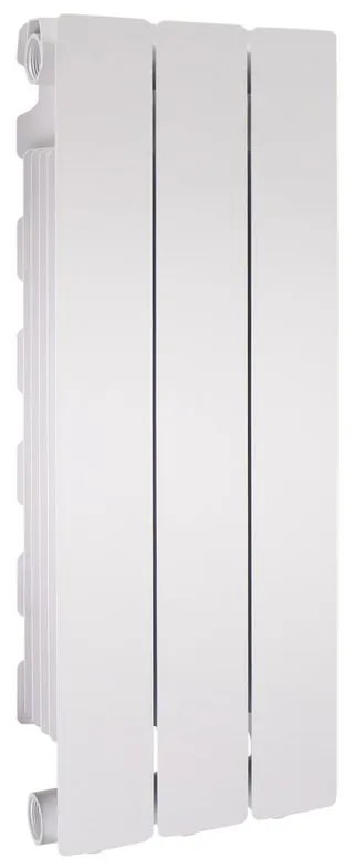 Radiatore acqua calda PRODIGE MODERN in alluminio, 3 elementi, interasse 600 mm, neutral white