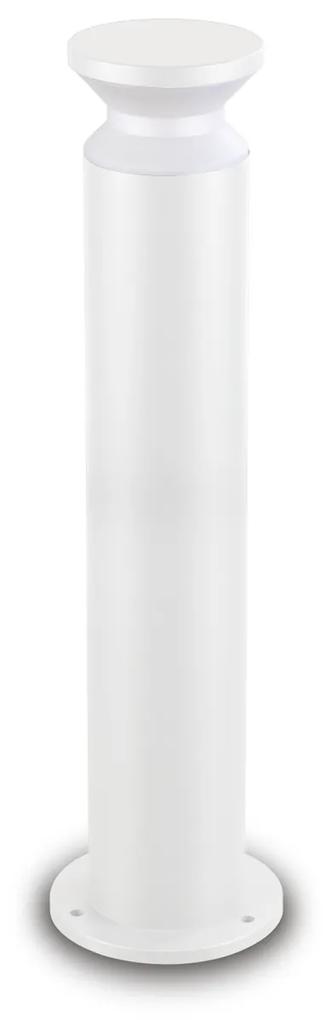 Piantana Da Terra Moderna Torre Alluminio Bianco 1 Luce E27 15W Ip44