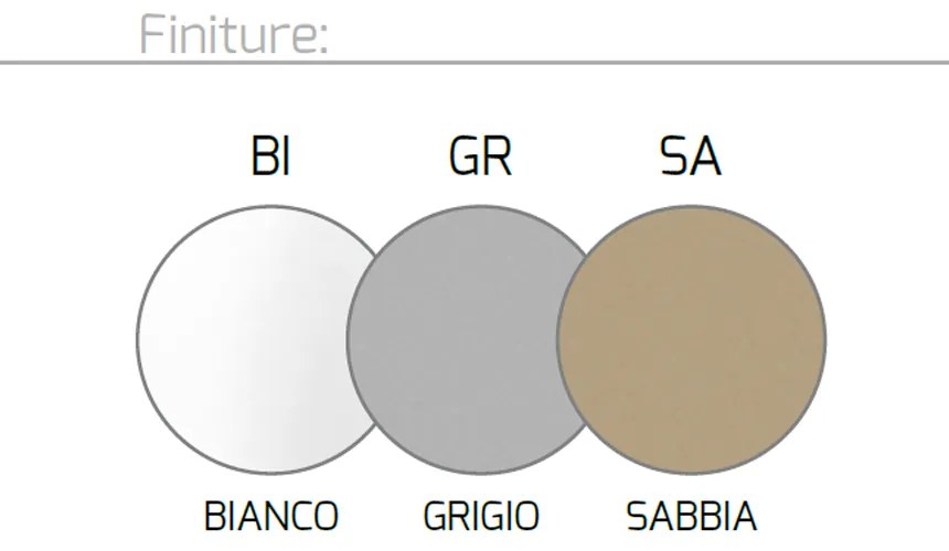 Plafoniera Moderna Cilindrica Shape Metallo Sabbia 1 Luce Gx53 50Cm