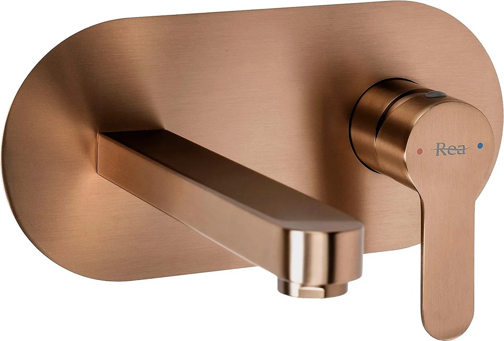 Rubinetto da parete REA Arcos Brush Copper