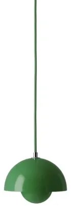 Flowerpot VP10 Lampada a Sospensione Signal Green - &Tradition