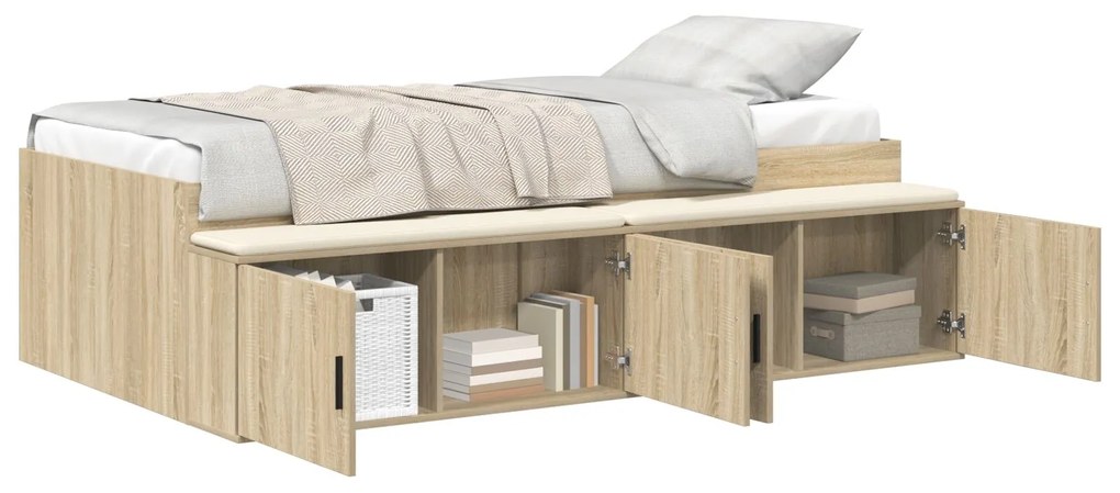 Rete contenitore rovere sonoma 75x190 cm