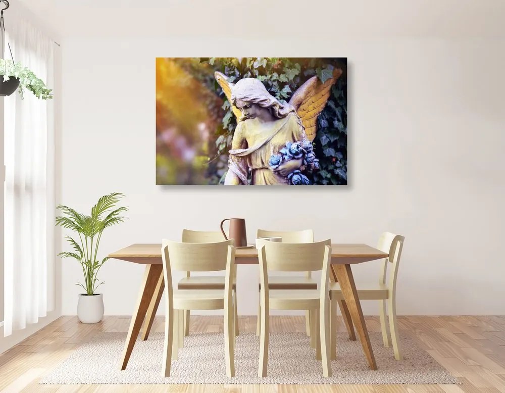 Quadro su tela – Statua di angelo