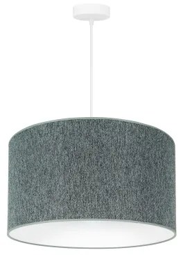 Duolla - Lampadario a sospensione con filo ROLLER ECO RECYCLING 1xE27/15W/230V diametro 45 cm verde