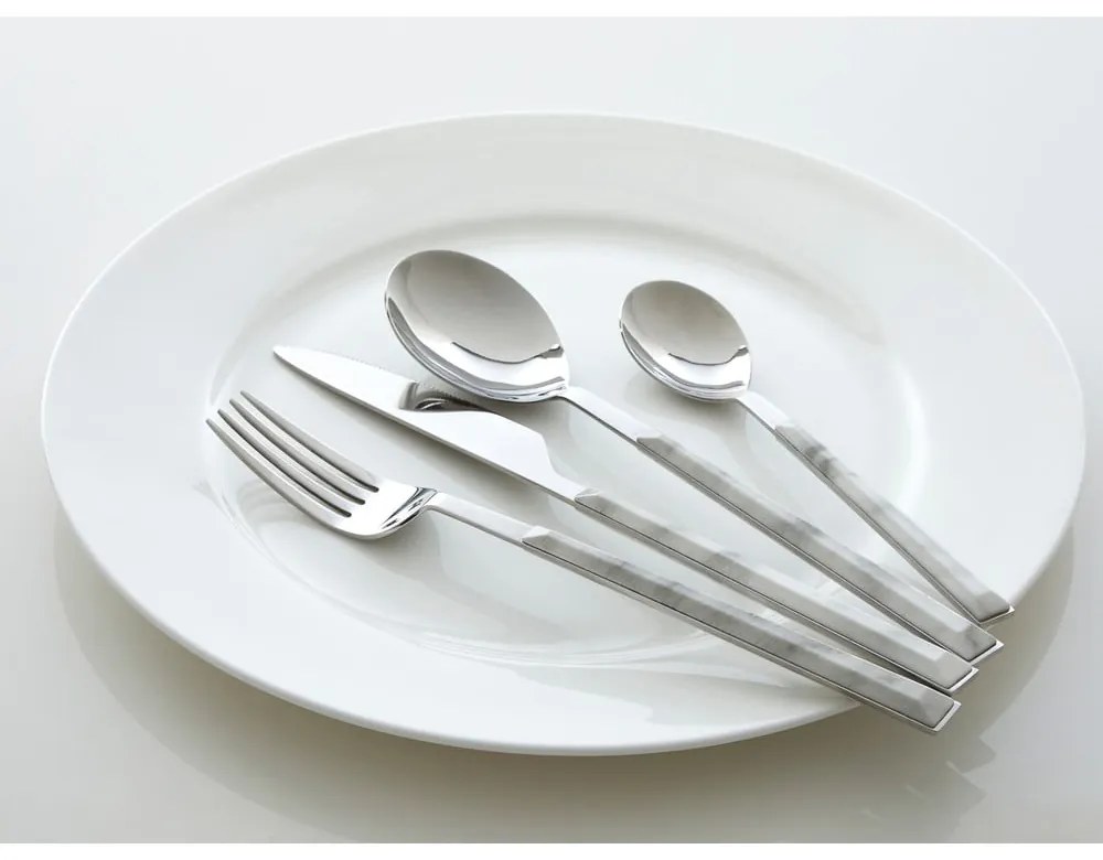 Posate in acciaio inox color argento 16 pezzi Avie - Premier Housewares