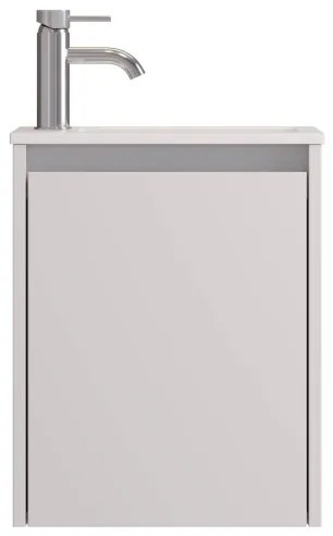 Mobile da bagno con lavabo COMO 40 cm bianco opaco