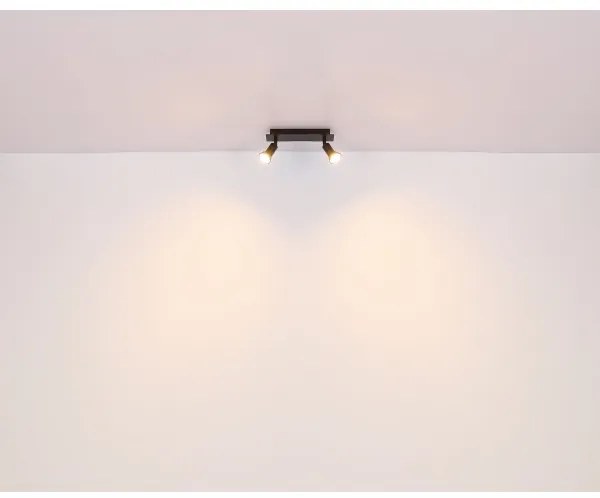 Globo 57998-2 - Faretto DREW 2xGU10/35W/230V nero